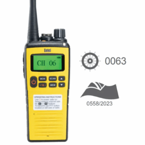 Entel HT649 GMDSS VHF Handmarifoon | IMPA 370133 | MED & IP68 Gecertificeerd