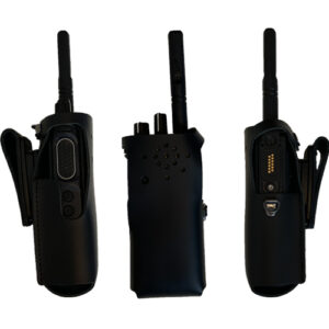 Made in Holland leren draagtas voor Motorola DP2400e