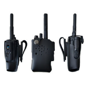 Made in Holland leren draagtas met swivel voor Motorola DP3000 serie