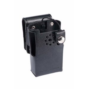 Vertex Standard LCC-351S Leather case with swivel belt clip