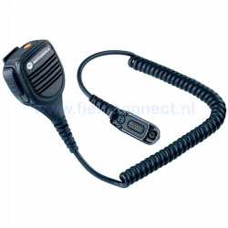 Motorola PMMN4025 IMPRES schoudermicrofoon met noodknop en 3.5mm aansluiting voor oortje