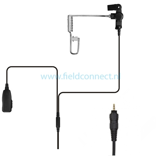 Incotech 2-Draads beveiligingsset met acoustic tube met Motorola connector (type M11)
