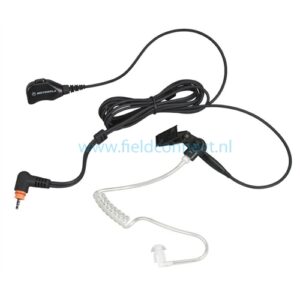 Motorola PMLN7157 2-Wire Surveillance Kit with translucent tube, black