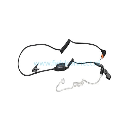 Motorola PMLN7158 1-Wire Surveillance Kit with in-line microphone and  push-to-talk, black